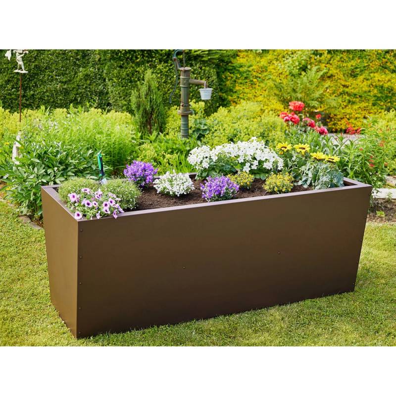 Gutta Hochbeet Valenta 200 Rost Matt 80 cm x 90 cm x 200cm von Gutta
