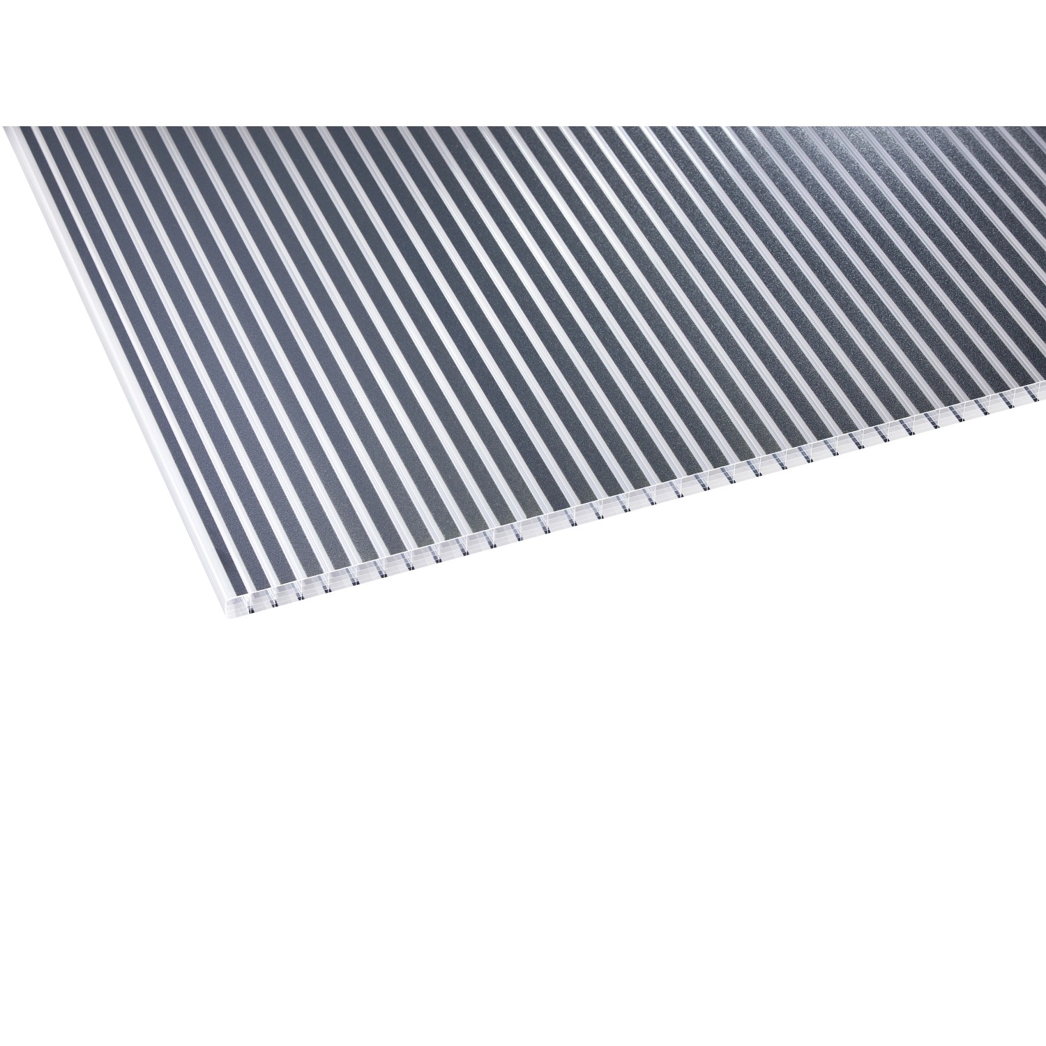 Gutta Hohlkammerplatte Zebra Anthrazit 2500 mm x 980 mm x 16 mm Polycarbonat Gutta Hohlkammerplatte Zebra Anthrazit 2500 mm x 980 mm x 16 mm Polycarbonat von Gutta