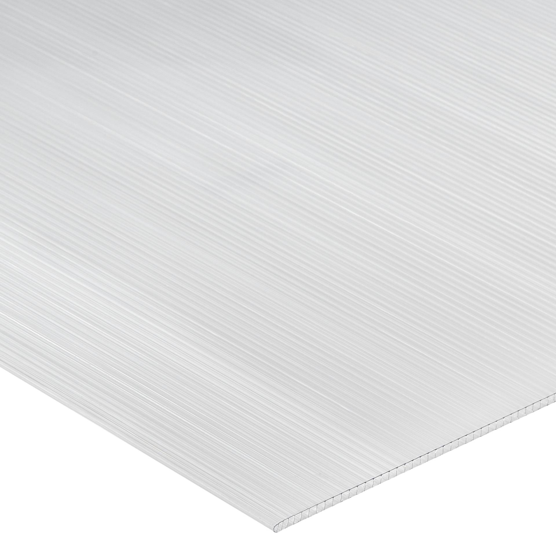 Gutta PC-Hohlkammerplatte transparent 250 x 98 x 1 cm von Gutta