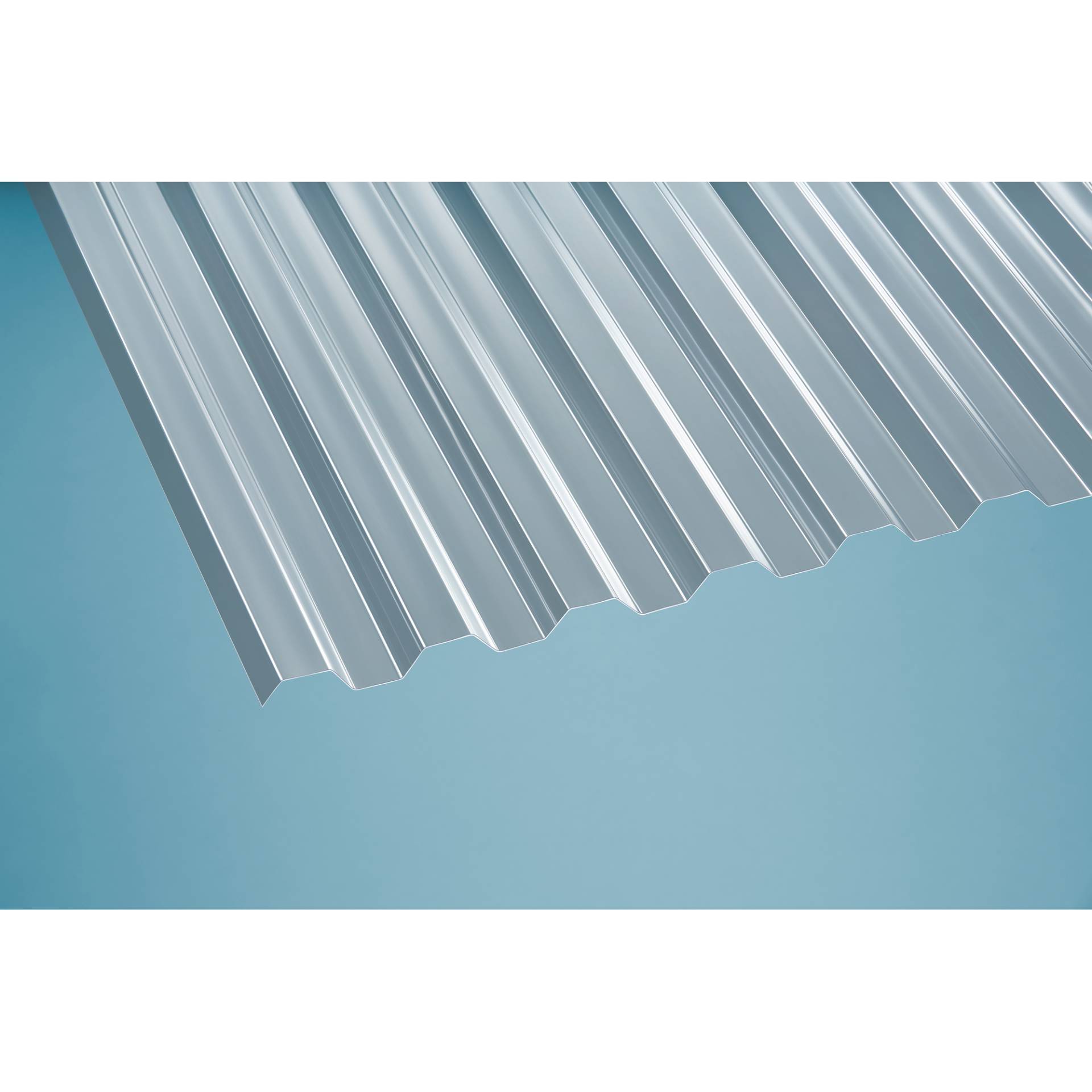 Gutta PET-Wellplatte 'Trapez' klar 250 x 109 cm Gutta PET-Wellplatte 'Trapez' klar 250 x 109 cm von Gutta
