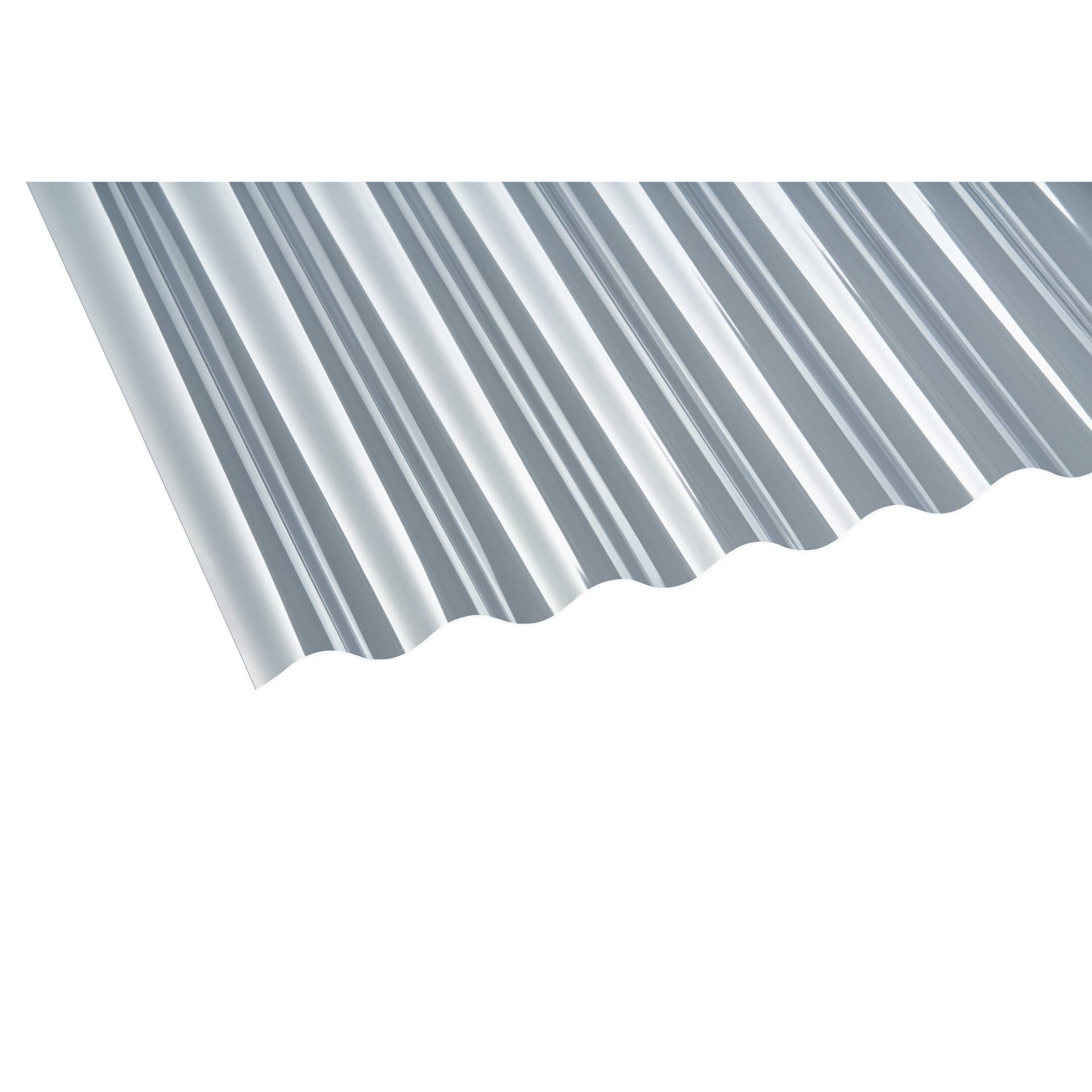 Gutta PVC-Wellplatte 'Sinus 76/18' klar 120 x 80 x 0,065 cm Gutta PVC-Wellplatte 'Sinus 76/18' klar 120 x 80 x 0,065 cm von Gutta