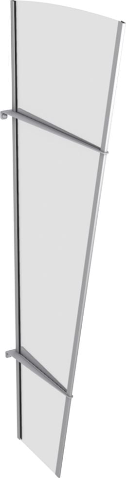 Gutta Seitenteil PT- L1670 Edelstahl, Acrylglas klar von Gutta