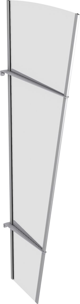 Gutta Seitenteil PT- L1670 Edelstahl, Acrylglas klar von Gutta