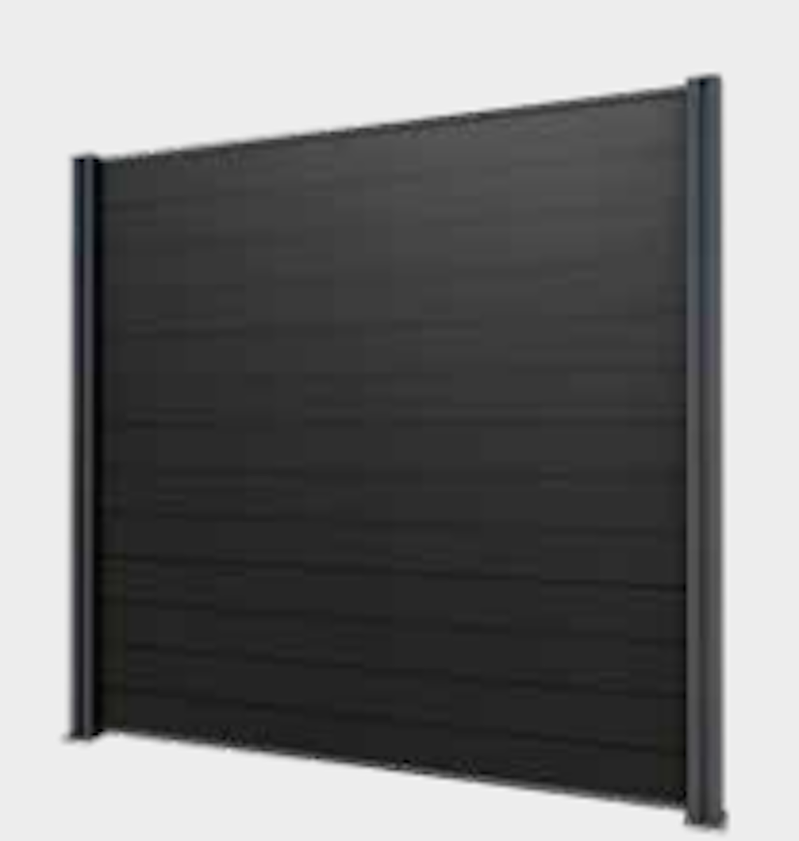 Gutta Sichtschutzzaun Erweiterung 194 x 186 cm WPC Dielen grau Anthrazit Gutta Sichtschutzzaun Erweiterung 194 x 186 cm WPC Dielen grau Anthrazit von Gutta