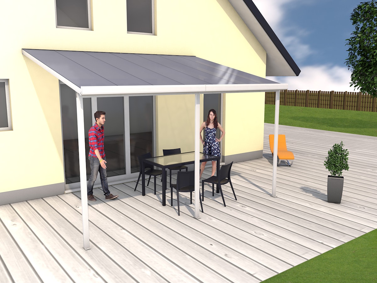 Gutta Terrassendachsystem Typ B weiß von Gutta