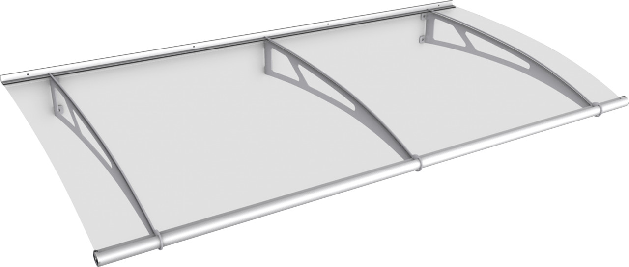 Gutta Vordach PT- L 1900 Edelstahl, Acrylglas klar von Gutta