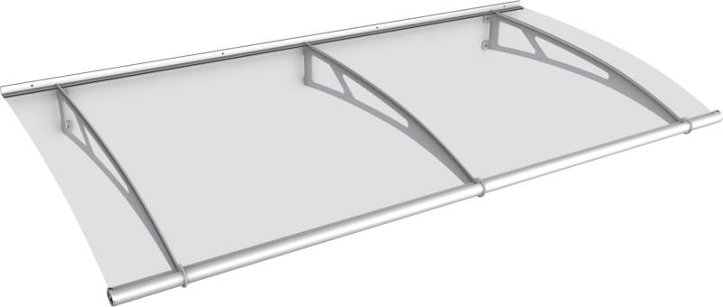 Gutta Vordach PT- L 1900 Edelstahl, Acrylglas klar von Gutta
