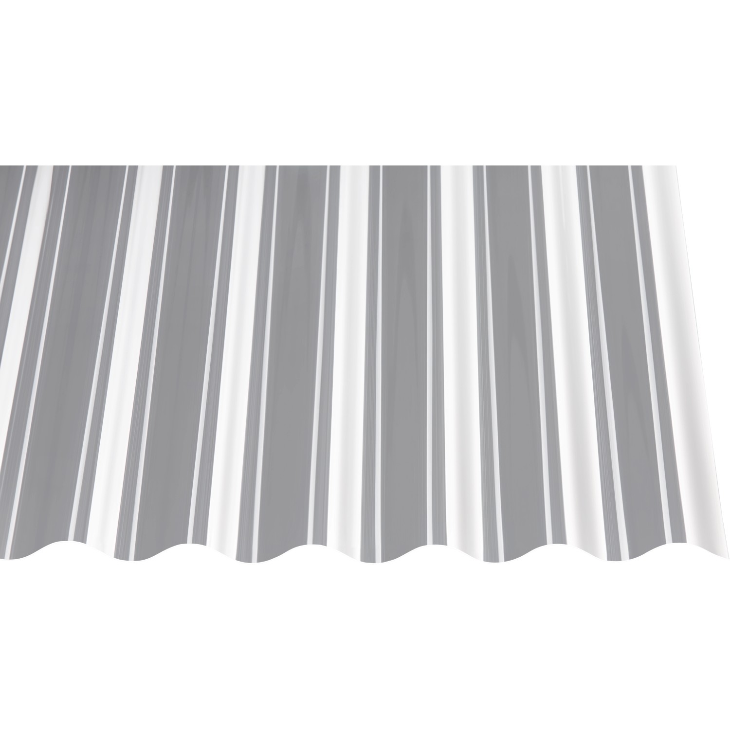 PVC-Profilplatte 0,7 mm Sinus 76/18 Transparent 2000 mm x 900 mm PVC-Profilplatte 0,7 mm Sinus 76/18 Transparent 2000 mm x 900 mm von Gutta