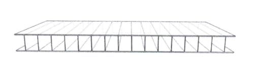 Polycarbonat Hohlkammerplatten - Doppelstegplatten 10 mm - Zuschnitte für Gewächshäuser - Länge: 1500 mm - Breite 720 mm (4) von Gutta