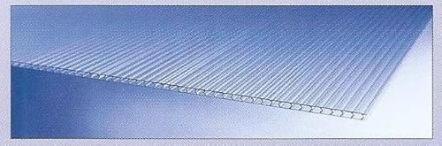 Polycarbonat Hohlkammerplatten - Doppelstegplatten 4 mm - Zuschnitte für Gewächshäuser - Länge: 1250 mm - Breite 700 mm (10) von Gutta