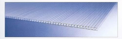 Polycarbonat Hohlkammerplatten - Doppelstegplatten 6 mm - Zuschnitte für Gewächshäuser - Länge: 1500 mm - Breite: 600 mm (6) von Gutta
