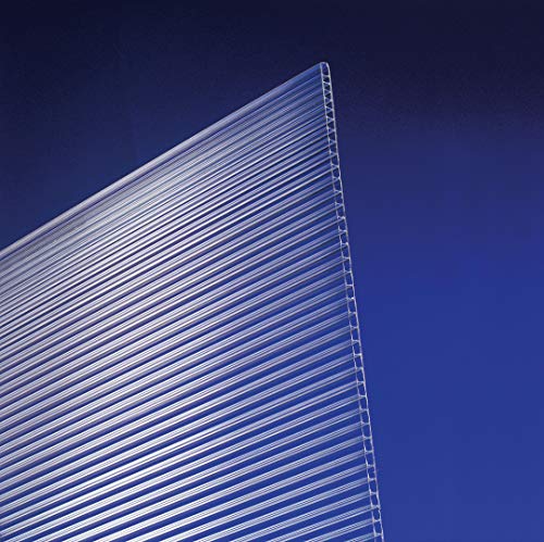 Polycarbonat Universal Stegplatten für Gewächshäuser klar 1200 x 800 x 4,5 mm von Gutta