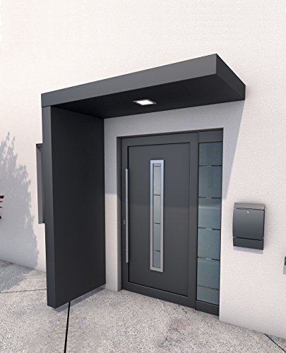 Rechteckvordach BS 200 mit Seitenteil Anthrazit 200x90 cm 857500012 Rechteckvordach BS 200 mit Seitenteil Anthrazit 200x90 cm 857500012 von Gutta