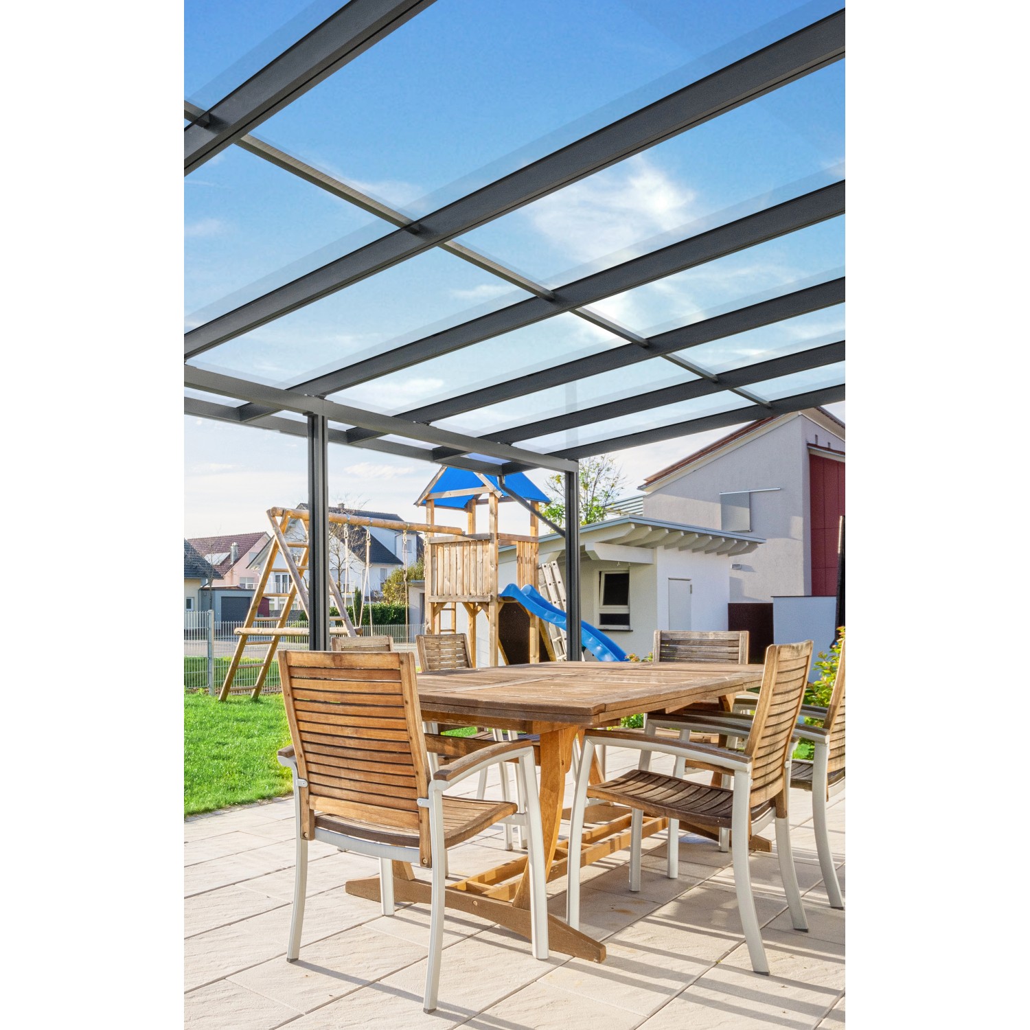 Gutta Terrassendach Premium Anthrazit 510 cm x 306 cm VSG 10 mm Gutta Terrassendach Premium Anthrazit 510 cm x 306 cm VSG 10 mm von Gutta