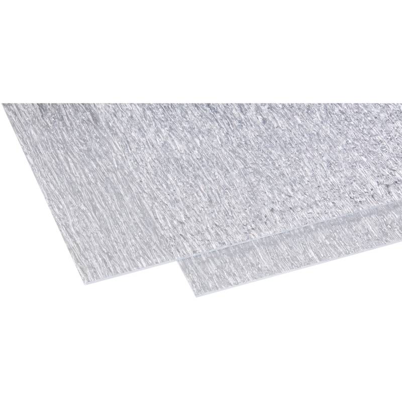 Türfüllung Polystyrol  5 mm Rinde grob Transparent 1420 mm x 535 mm von Gutta