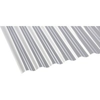 Gutta - Wellplatte Sinus 76/18 200 x 90 cm 0,5 mm klar Kunststoffbedachung von Gutta