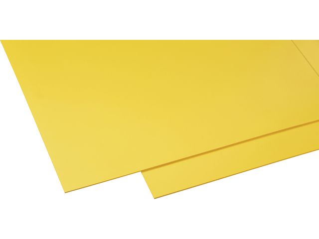 Gutta Hartschaumplatte 50 x 50 cm, 3 mm, gelb von Gutta
