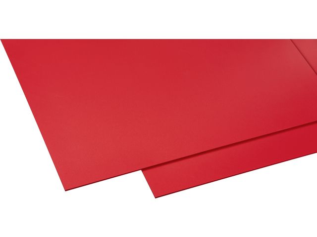 Gutta Hartschaumplatte 50 x 50 cm, 3 mm, rot von Gutta