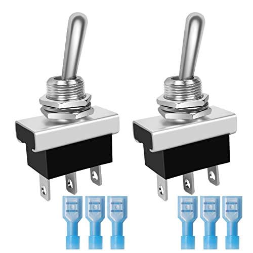GUUZI 2 Stück12-24V 25A SPDT EIN-AUS-EIN 3Pin 3 Position Kippschalter für Auto-LKW-Schiff GUUZI 2 Stück12-24V 25A SPDT EIN-AUS-EIN 3Pin 3 Position Kippschalter für Auto-LKW-Schiff von Guuzi