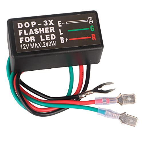 GUUZI DOP-3X Blinker FÜR LED12V MAX: 240W LED Blinkerrelais Elektronisches LED Blinkrelais FIX Motorrad Blinkerbirnen Hyper Flash GUUZI DOP-3X Blinker FÜR LED12V MAX: 240W LED Blinkerrelais Elektronisches LED Blinkrelais FIX Motorrad Blinkerbirnen Hyper Flash von Guuzi