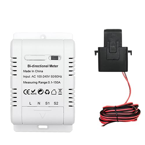Guvkeug Tuya WiFi Intelligentes bidirektionales einphasiges Energiezähler Solaranlage Stromproduktion Verbrauchsüberwachungsmessgerät Langlebig Einfach zu bedienen Guvkeug Tuya WiFi Intelligentes bidirektionales einphasiges Energiezähler Solaranlage Stromproduktion Verbrauchsüberwachungsmessgerät Langlebig Einfach zu bedienen von Guvkeug
