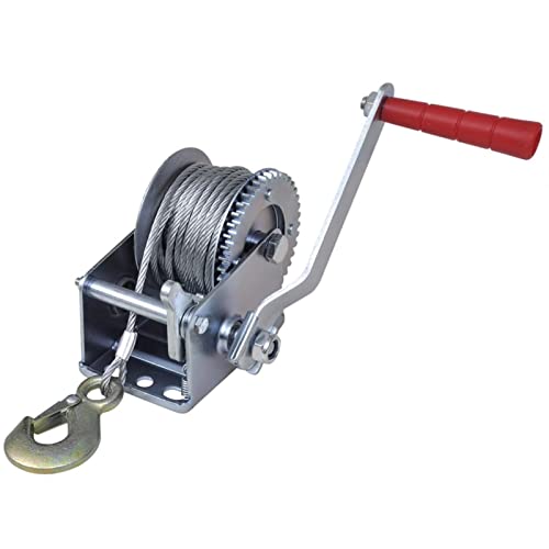 GuyAna Handwinde 360 kg Seilwinde Greifzug Handseilzug Forstseilwinde von GuyAna