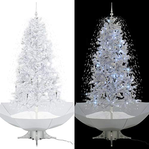 GuyAna Schneiender Weihnachtsbaum mit Schirmfuß Weiß 190 cm Kunst Tannenbaum Weihnachtsbaum Schmal GuyAna Schneiender Weihnachtsbaum mit Schirmfuß Weiß 190 cm Kunst Tannenbaum Weihnachtsbaum Schmal von GuyAna