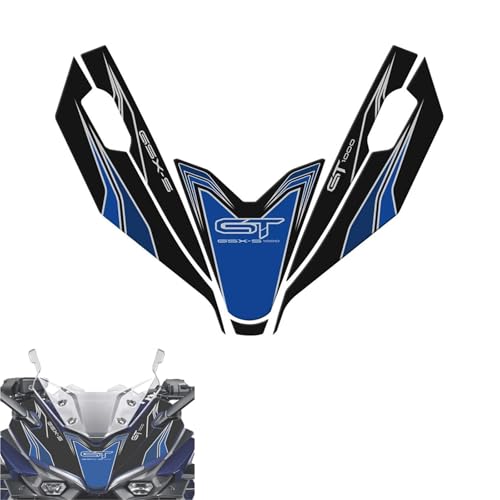 GuyAna Tankschutz Motorrad 3D Schutz Aufkleber Aufkleber Für Suzuki GSX-S1000GT GSX-S 1000GT 2022 2023 2024 Motorrad Front Verkleidung Protector(Blu) von GuyAna