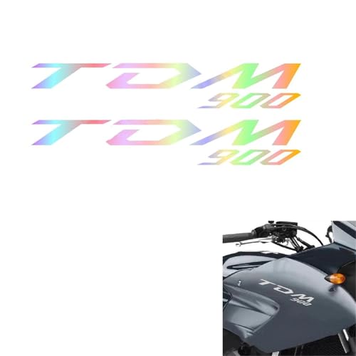 GuyAna Tankschutz Motorrad Aufkleber Decals Für Yamaha TDM 900 TDM900 2002-2013 2003 2004 2005 2006 2007 Motorrad Aufkleber Zubehör(Multi-Colored) von GuyAna