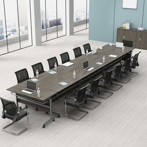 Großer 6er-Pack klappbarer Konferenztisch, Mobiles Schulungsrollmodul-Seminar mit Rädern, für Bürobesprechungen, Klassenzimmer und Konferenzräume, 4er-Pack, 70,8 Zoll Großer 6er-Pack klappbarer Konferenztisch, Mobiles Schulungsrollmodul-Seminar mit Rädern, für Bürobesprechungen, Klassenzimmer und Konferenzräume, 4er-Pack, 70,8 Zoll von Guyifuny