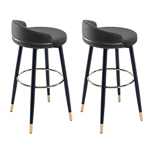 Guyifuny Barhocker 2er-Set 360-Grad-Drehhocker mit gepolstertem Sitz, Armlehnenloser Barhocker für Bistro-Esszimmer-Frühstücksinsel-Stuhl,A,72cm Sitzhöhe Guyifuny Barhocker 2er-Set 360-Grad-Drehhocker mit gepolstertem Sitz, Armlehnenloser Barhocker für Bistro-Esszimmer-Frühstücksinsel-Stuhl,A,72cm Sitzhöhe von Guyifuny
