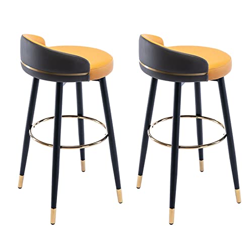 Guyifuny Barhocker 2er-Set 360-Grad-Drehhocker mit gepolsterter Sitzfläche, Armlehnenloser Barhocker für Bistro-Esszimmer-Frühstücksinsel-Stuhl,F,72cm Sitzhöhe Guyifuny Barhocker 2er-Set 360-Grad-Drehhocker mit gepolsterter Sitzfläche, Armlehnenloser Barhocker für Bistro-Esszimmer-Frühstücksinsel-Stuhl,F,72cm Sitzhöhe von Guyifuny