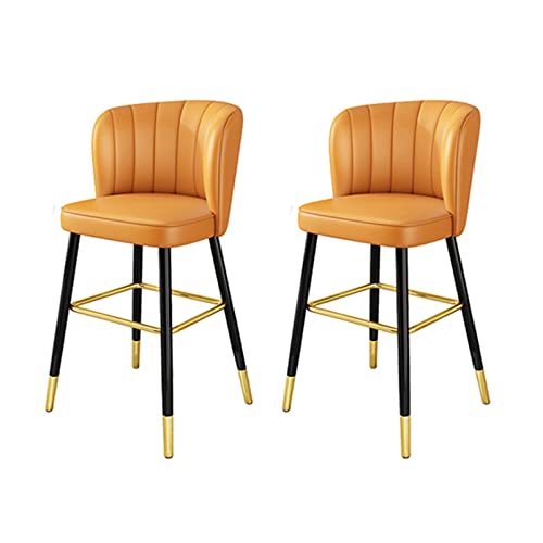 Guyifuny Barhocker-Set mit 2 Stück, 360° drehbar, gepolsterter Kunstledersitz mit bequemer Rückenlehne, Fußstütze, moderner Esszimmerstuhl für die Pub-Insel, Heimküche, Schwarz, 55 cm Sitzhöhe Guyifuny Barhocker-Set mit 2 Stück, 360° drehbar, gepolsterter Kunstledersitz mit bequemer Rückenlehne, Fußstütze, moderner Esszimmerstuhl für die Pub-Insel, Heimküche, Schwarz, 55 cm Sitzhöhe von Guyifuny