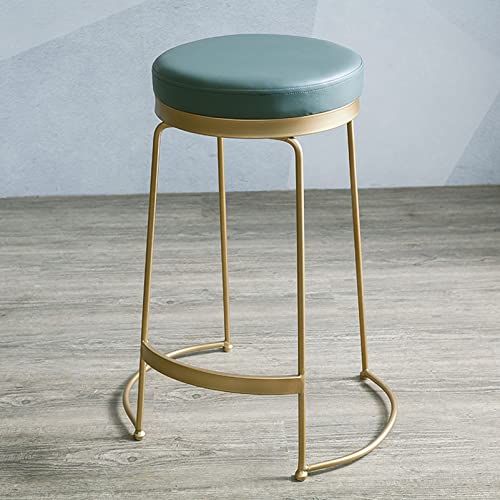 Guyifuny Barhocker aus Kunstleder, 2er-Set, Frühstücks-/Küchen-/Esszimmerstuhl, Theken-/Insel-Barhocker, 65/75 cm Sitzhöhe, grünes Kissen, 75 cm Sitzhöhe Guyifuny Barhocker aus Kunstleder, 2er-Set, Frühstücks-/Küchen-/Esszimmerstuhl, Theken-/Insel-Barhocker, 65/75 cm Sitzhöhe, grünes Kissen, 75 cm Sitzhöhe von Guyifuny