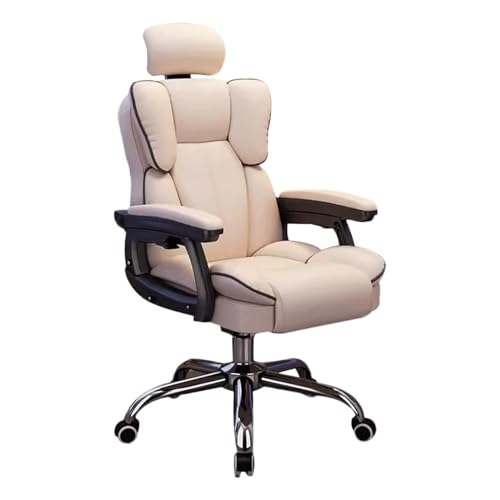 Guyifuny Bequemer Computer-Schreibtischstuhl, komfortable Gaming-Computerstühle mit Verstellbarer Kopfstütze, ergonomischer Schreibtischsessel fürs Büro zu Hause von Guyifuny