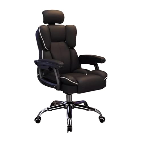 Guyifuny Bequemer Computer-Schreibtischstuhl, komfortable Gaming-Computerstühle mit Verstellbarer Kopfstütze, ergonomischer Schreibtischsessel fürs Büro zu Hause von Guyifuny