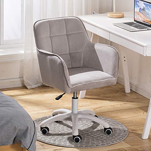 Guyifuny Drehbarer Schreibtischstuhl - Ergonomischer Computer-Heimbürostuhl mit mittlerer Rückenlehne, perfekt für das Heimbüro, das Arbeitszimmer oder das Schlafzimmer von Guyifuny
