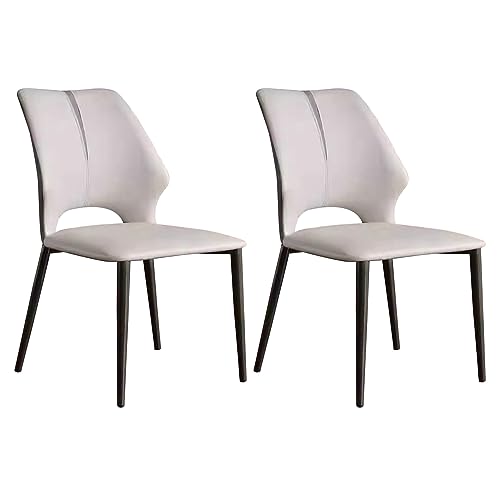 Guyifuny Esszimmerstühle, 2er-Set, gepolsterter Stuhl aus Kunstleder, Moderne Esszimmerstühle für Küche, Esszimmer, Wohnzimmer von Guyifuny