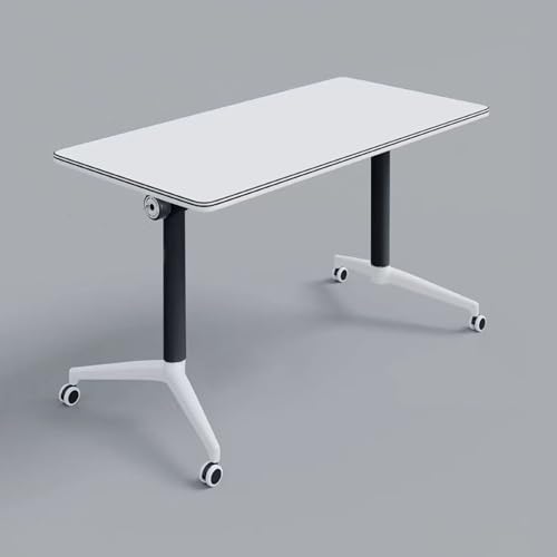 Guyifuny Klappbarer Konferenztisch, Flip-Top-Schulungs- und Seminartisch, faltbar für Büro, Konferenzraum, Klassenzimmer mit leisen Rädern, wasserdichter Schreibtisch, B, 47,2 x 21,7 x 29,1 Zoll/120 Guyifuny Klappbarer Konferenztisch, Flip-Top-Schulungs- und Seminartisch, faltbar für Büro, Konferenzraum, Klassenzimmer mit leisen Rädern, wasserdichter Schreibtisch, B, 47,2 x 21,7 x 29,1 Zoll/120 von Guyifuny