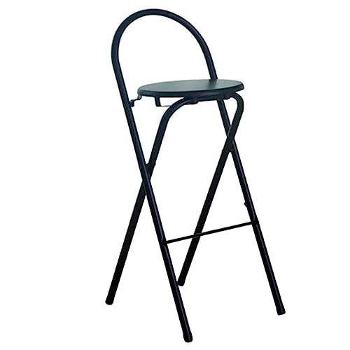 Guyifuny Klappstuhl, Hocker, Esszimmerstuhl, Sessel für Erwachsene, tragbar, strapazierfähig, mit Rückenlehne, 136 kg belastbar, für Küche, Wohnzimmer, Garten, Camping, Angeln, Schwarz, 55 Sitzhöhe Guyifuny Klappstuhl, Hocker, Esszimmerstuhl, Sessel für Erwachsene, tragbar, strapazierfähig, mit Rückenlehne, 136 kg belastbar, für Küche, Wohnzimmer, Garten, Camping, Angeln, Schwarz, 55 Sitzhöhe von Guyifuny