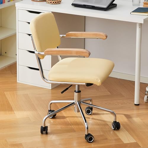 Guyifuny Schreibtischstuhl für das Homeoffice mit gepolstertem Sitz und Armlehne, ergonomischer Drehstuhl für den Computer mit Rückenlehne, höhenverstellbar von Guyifuny