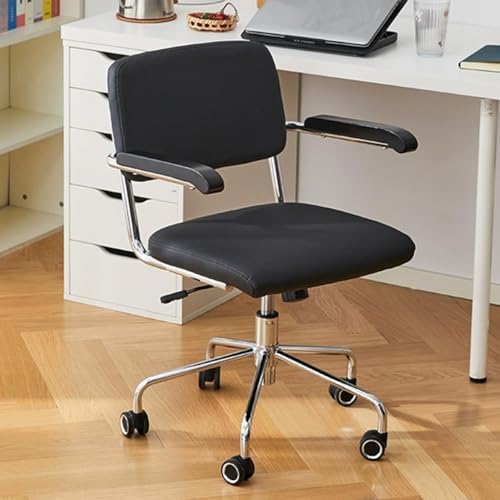 Guyifuny Schreibtischstuhl für das Homeoffice mit gepolstertem Sitz und Armlehne, ergonomischer Drehstuhl für den Computer mit Rückenlehne, höhenverstellbar von Guyifuny