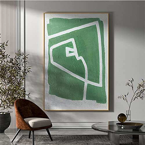 Nordic Modern Light Luxury Wall Art One Piece Large Size Home Decor Picture for Living Room Bedroom Abstract Poster 75x100cm(30x39in) No Frame von Guying Art