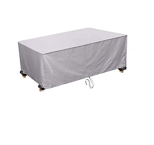 Wasserdichte Schutzhülle Regenschutz und Staubfest, Schwerlast 600D -Oxford Gewebe Sofa Abdeckung Gartenlounge Abdeckung Schutzhülle-120x90x75cm-Silber von Guying Art