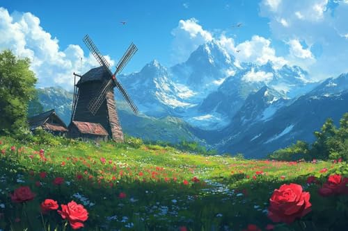 Diamond Painting Anlage Diamond Painting Kinder Landschaft Daiment Bilder Erwachsene, 5D Kreativ Set für Erwachsene, Vollbohrer Diamanten Malerei Stickerei Kreuzstich Zubehör Décor 100x150cm Q-252 Diamond Painting Anlage Diamond Painting Kinder Landschaft Daiment Bilder Erwachsene, 5D Kreativ Set für Erwachsene, Vollbohrer Diamanten Malerei Stickerei Kreuzstich Zubehör Décor 100x150cm Q-252 von Guyosing