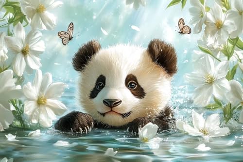 Panda Diamond Painting Schmetterling Diamond Painting Erwachsene, DIY Diamant Bilder, Diamanten Kinder Kreuzstich Diamonds Bastelset Erwachsene Mosaikherstellung Set, für Home Décor 30x60cm Q-267 Panda Diamond Painting Schmetterling Diamond Painting Erwachsene, DIY Diamant Bilder, Diamanten Kinder Kreuzstich Diamonds Bastelset Erwachsene Mosaikherstellung Set, für Home Décor 30x60cm Q-267 von Guyosing