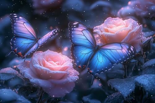 Schmetterling Diamond Painting Blume Diamond Painting Erwachsene, DIY Diamant Bilder, Diamanten Kinder Kreuzstich Diamonds Bastelset Erwachsene Mosaikherstellung Set, für Home Décor 60x90cm Q-449 Schmetterling Diamond Painting Blume Diamond Painting Erwachsene, DIY Diamant Bilder, Diamanten Kinder Kreuzstich Diamonds Bastelset Erwachsene Mosaikherstellung Set, für Home Décor 60x90cm Q-449 von Guyosing