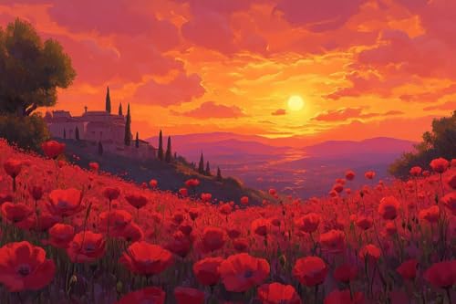 Sonnenuntergang Diamond Painting Blume Diamond Painting Erwachsene, DIY Diamant Bilder, Diamanten Kinder Kreuzstich Diamonds Bastelset Erwachsene Mosaikherstellung Set, für Home Décor 100x150cm Q-431 Sonnenuntergang Diamond Painting Blume Diamond Painting Erwachsene, DIY Diamant Bilder, Diamanten Kinder Kreuzstich Diamonds Bastelset Erwachsene Mosaikherstellung Set, für Home Décor 100x150cm Q-431 von Guyosing