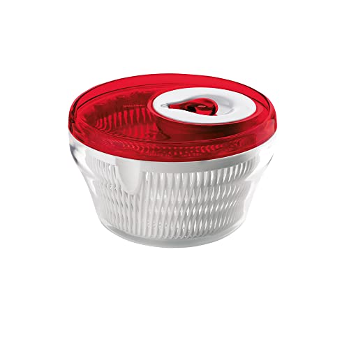 Guzzini - Kitchen Active Design, Salatschlüder - Rot Transparent, Ø28 x h18 cm - 16900065 von Guzzini