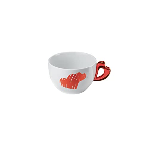 Guzzini - Love, Frühstückstasse - Rot Transparent, 14 x 12,5 x h9 cm | 350 cc - 11450065 von Guzzini